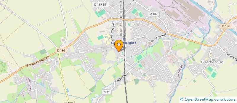 localisation de l'entreprise MONSIEUR VALENTIN BONNELLE  ISBERGUES