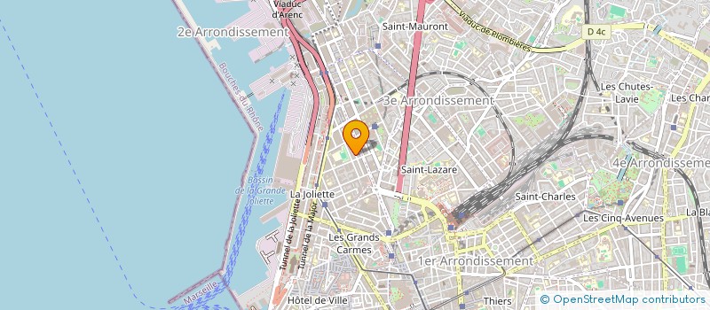 localisation de l'entreprise MONSIEUR VALENTIN BONNICHON à MARSEILLE