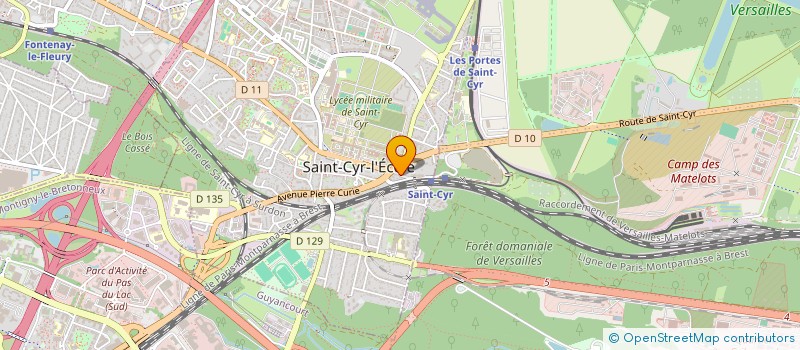 localisation de l'entreprise MONSIEUR VALENTIN BONNIER  SAINT-CYR-L'ECOLE