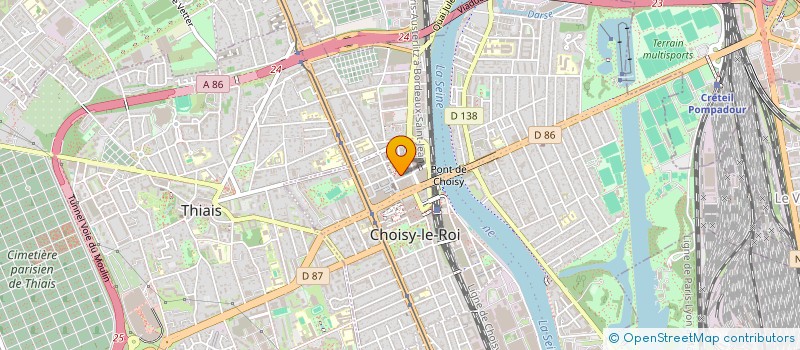 localisation de l'entreprise MONSIEUR VALENTIN BOOGAERTS  CHOISY-LE-ROI