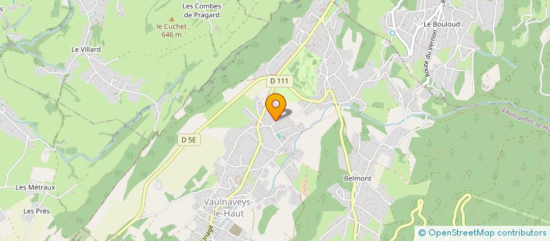 localisation de l'entreprise MONSIEUR VALENTIN BOSLE  VAULNAVEYS-LE-HAUT