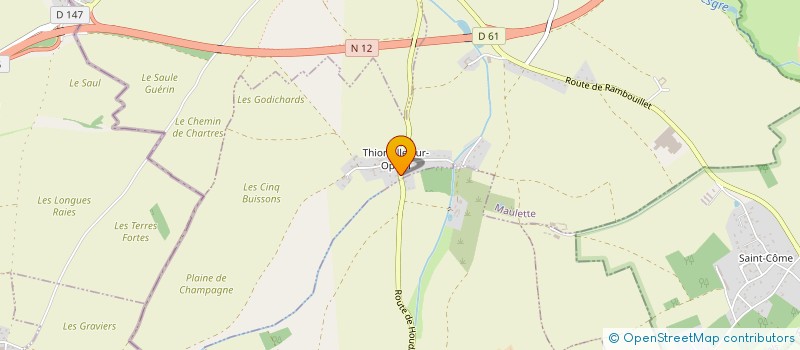 localisation de l'entreprise MONSIEUR VALENTIN BOTREL  MAULETTE