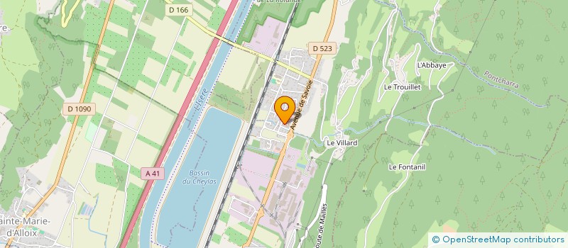 localisation de l'entreprise MONSIEUR VALENTIN BOUCHET  LE CHEYLAS