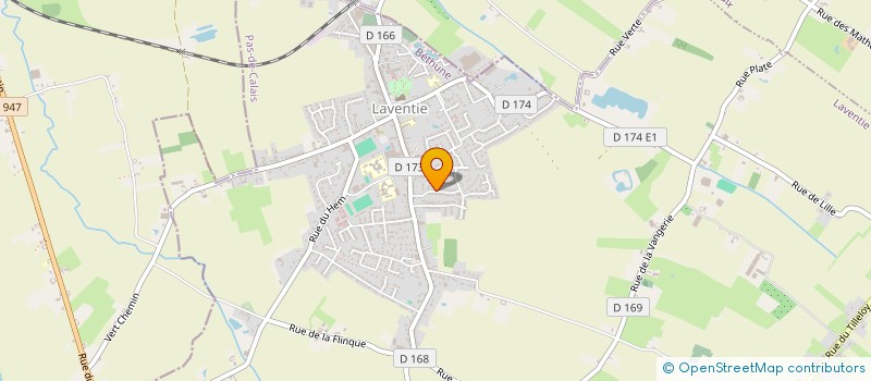 localisation de l'entreprise MONSIEUR VALENTIN BOUCQ-MICHE  LAVENTIE