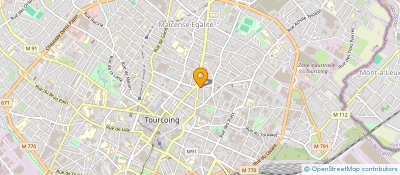 localisation de l'entreprise MONSIEUR VALENTIN BOUQUENIAUX  TOURCOING