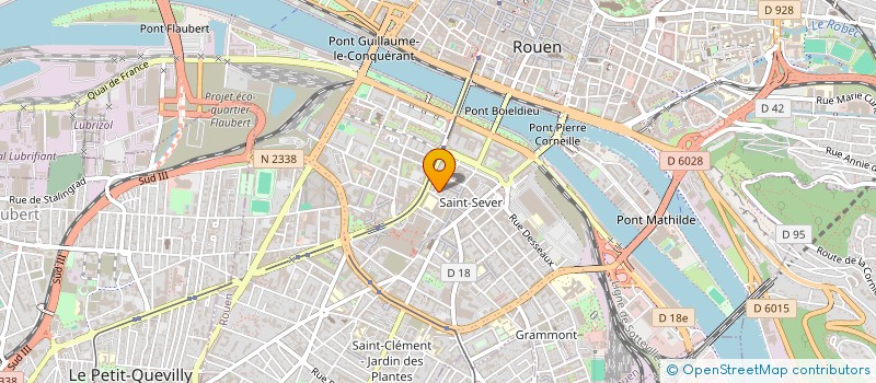 localisation de l'entreprise MONSIEUR VALENTIN BOURDET à ROUEN