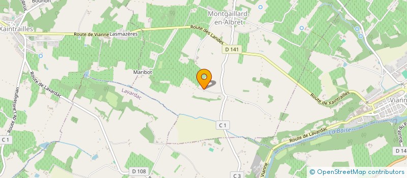 localisation de l'entreprise MONSIEUR VALENTIN BOURDIEU à MONTGAILLARD-EN-ALBRET