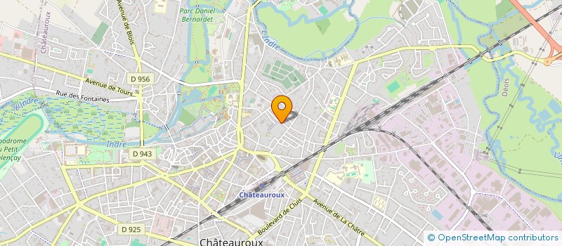 localisation de l'entreprise MONSIEUR VALENTIN BOUREAUD à CHATEAUROUX