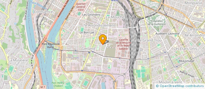 localisation de l'entreprise MONSIEUR VALENTIN BOURGUE  LYON