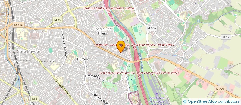 localisation de l'entreprise MONSIEUR VALENTIN BOURI  TOULOUSE