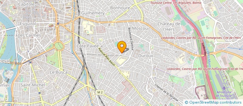 localisation de l'entreprise MONSIEUR VALENTIN BOURIN  TOULOUSE