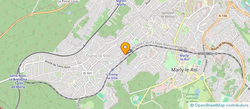 localisation de l'entreprise MONSIEUR VALENTIN BOUSSUGE  L'ETANG-LA-VILLE