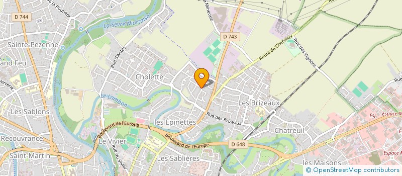 localisation de l'entreprise MONSIEUR VALENTIN BOUTHIER à NIORT