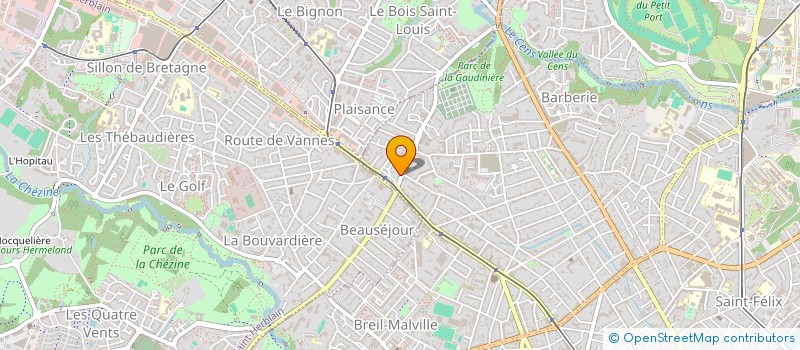 localisation de l'entreprise MONSIEUR VALENTIN BOUTON  NANTES