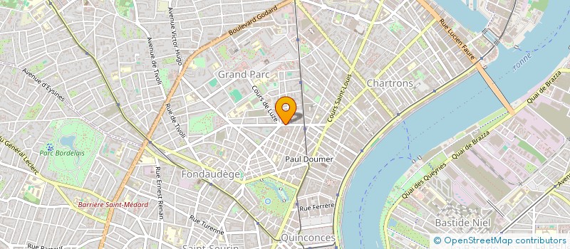 localisation de l'entreprise MONSIEUR VALENTIN BOUVIER  BORDEAUX