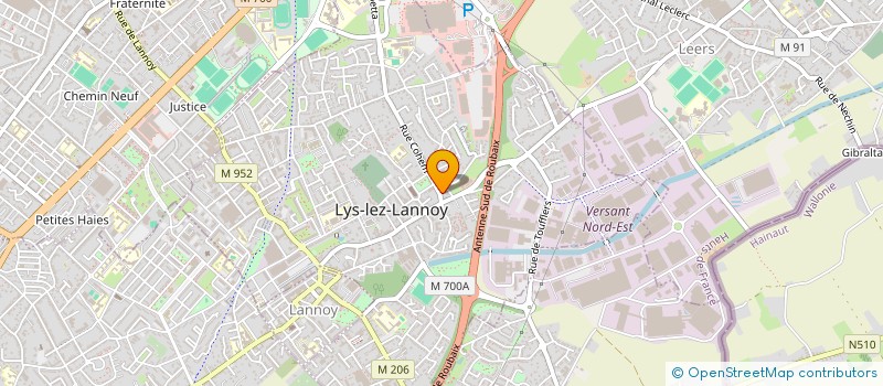 localisation de l'entreprise MONSIEUR VALENTIN BRASSART  LYS-LEZ-LANNOY