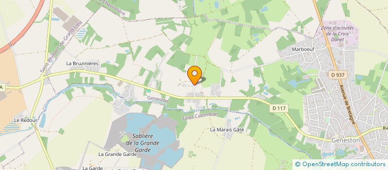 localisation de l'entreprise MONSIEUR VALENTIN BRETAUDEAU à GENESTON