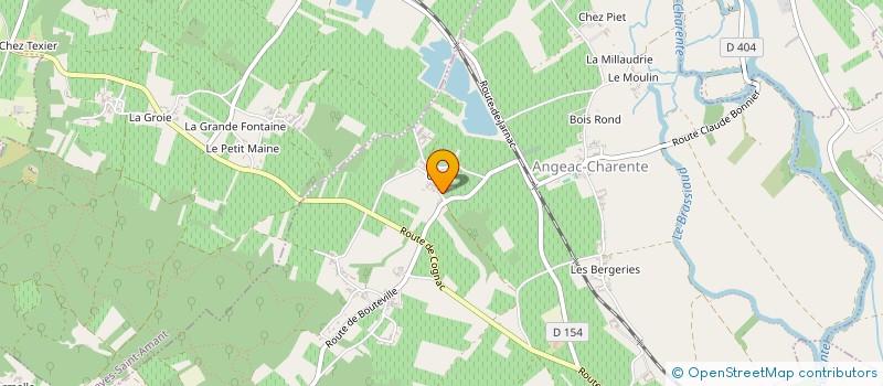localisation de l'entreprise MONSIEUR VALENTIN BRISSON à ANGEAC-CHARENTE