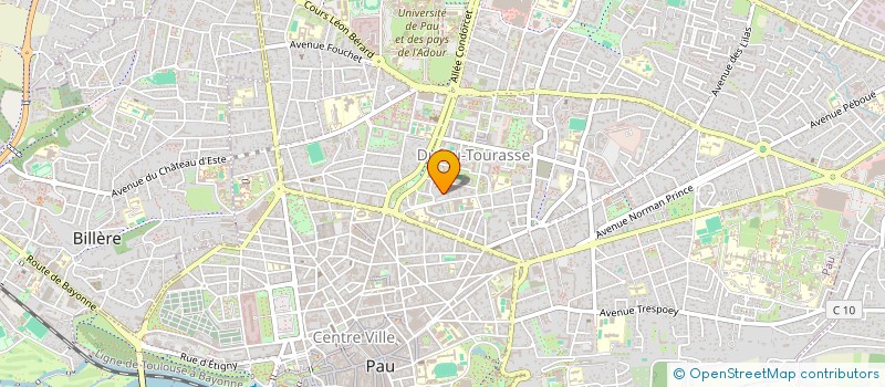 localisation de l'entreprise MONSIEUR VALENTIN BRITRIS-BETBEDER à PAU