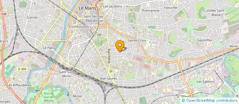 localisation de l'entreprise MONSIEUR VALENTIN BROSSIER à LE MANS