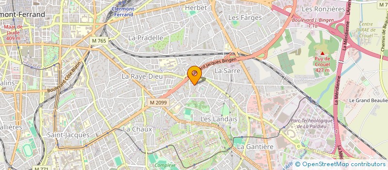 localisation de l'entreprise MONSIEUR VALENTIN BROUCKAERT  CLERMONT-FERRAND