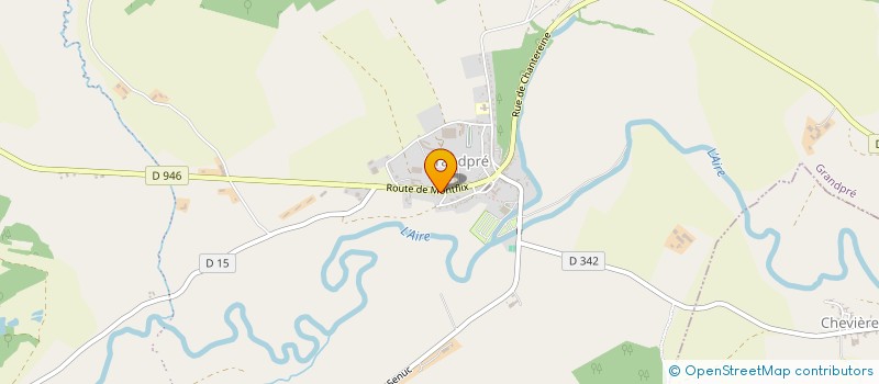 localisation de l'entreprise MONSIEUR VALENTIN BROUILLON  GRANDPRE