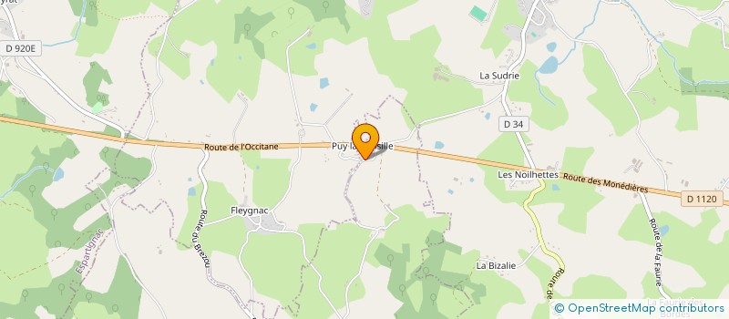 localisation de l'entreprise MONSIEUR VALENTIN BRUDIEUX  LAGRAULIERE