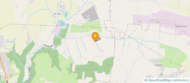 localisation de l'entreprise MONSIEUR VALENTIN BRUMANA  CHUZELLES