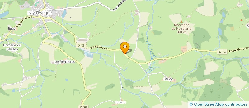 localisation de l'entreprise MONSIEUR VALENTIN BRUNEL  ISSY-L'EVEQUE