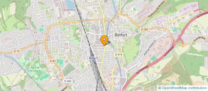 localisation de l'entreprise MONSIEUR VALENTIN BUCHER à BELFORT