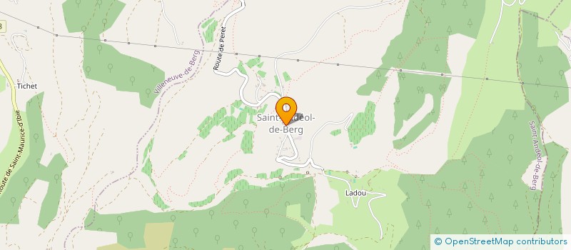 localisation de l'entreprise MONSIEUR VALENTIN BUFFENOIR  SAINT-ANDEOL-DE-BERG