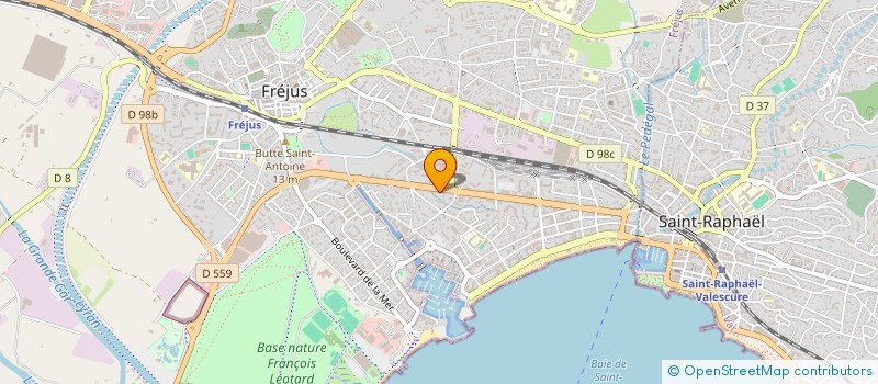 localisation de l'entreprise MONSIEUR VALENTIN BURELLI à FREJUS
