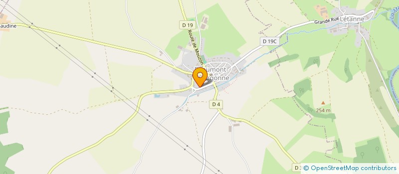 localisation de l'entreprise MONSIEUR VALENTIN CAHART  BEAUMONT-EN-ARGONNE