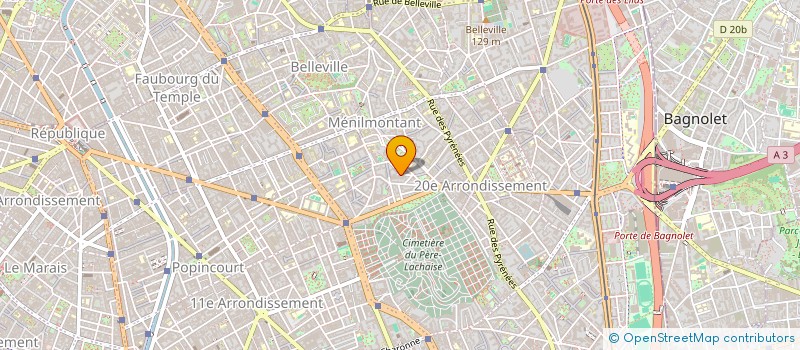 localisation de l'entreprise MONSIEUR VALENTIN CAILLE  PARIS