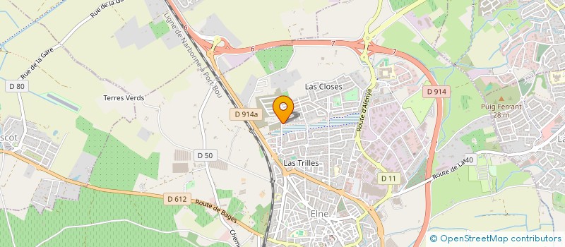 localisation de l'entreprise MONSIEUR VALENTIN CANO  ELNE