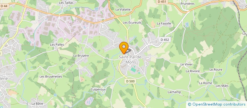 localisation de l'entreprise MONSIEUR VALENTIN CARRE  SAINT-PAL-DE-MONS