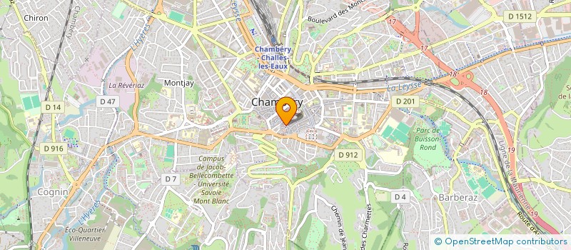 localisation de l'entreprise MONSIEUR VALENTIN CARRON  CHAMBERY