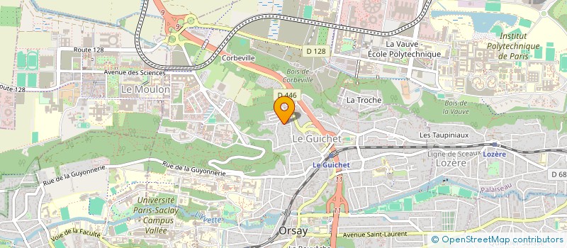 localisation de l'entreprise MONSIEUR VALENTIN CARVALHO à ORSAY