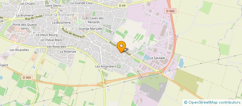 localisation de l'entreprise MONSIEUR VALENTIN CASSIN à DOUE-EN-ANJOU