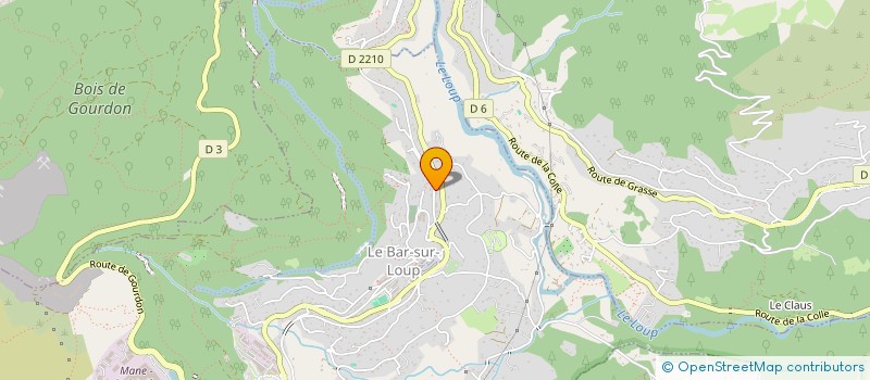 localisation de l'entreprise MONSIEUR VALENTIN CAU à LE BAR-SUR-LOUP
