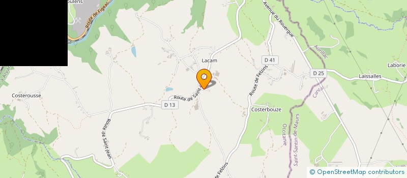 localisation de l'entreprise MONSIEUR VALENTIN CAYREL  BAGNAC-SUR-CELE