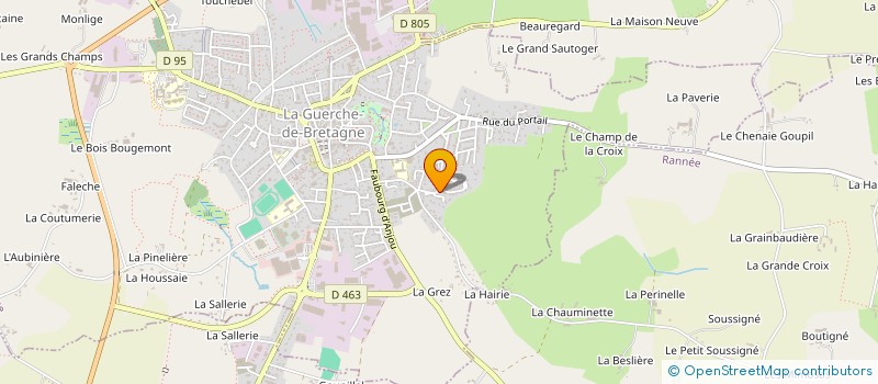 localisation de l'entreprise MONSIEUR VALENTIN CERNAT  LA GUERCHE-DE-BRETAGNE