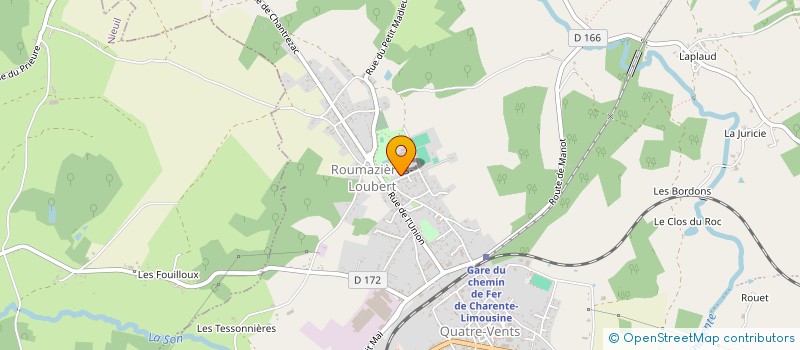 localisation de l'entreprise MONSIEUR VALENTIN CHAIGNON à TERRES-DE-HAUTE-CHARENTE