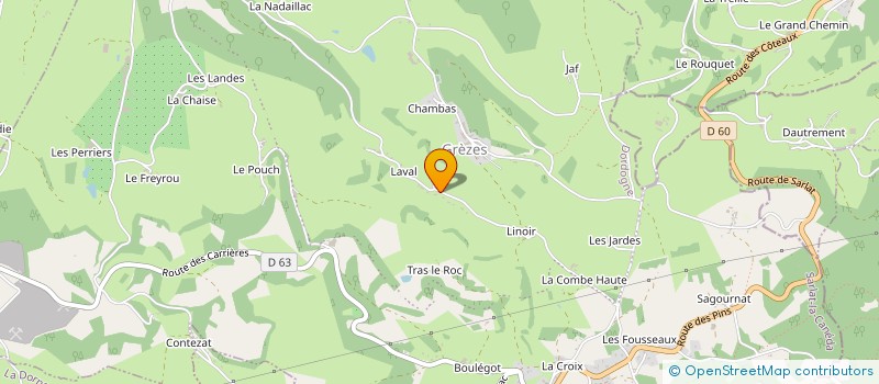 localisation de l'entreprise MONSIEUR VALENTIN CHAMINADE  TERRASSON-LAVILLEDIEU