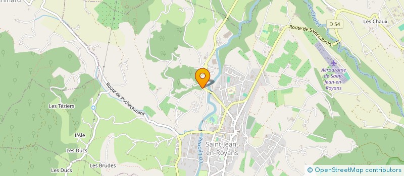 localisation de l'entreprise MONSIEUR VALENTIN CHANAS  SAINT-LAURENT-EN-ROYANS
