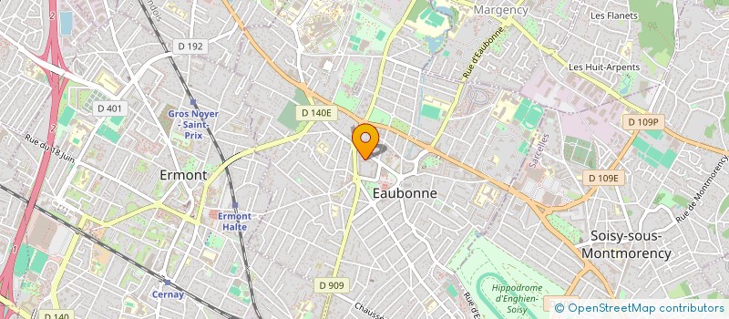localisation de l'entreprise MONSIEUR VALENTIN CHAPON à EAUBONNE