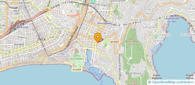localisation de l'entreprise MONSIEUR VALENTIN CHARLET à NICE