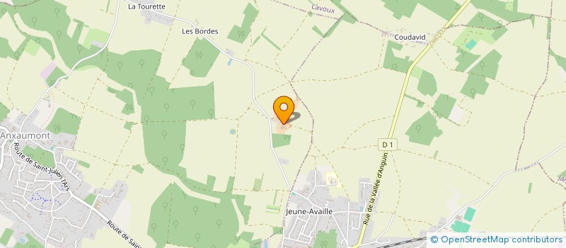 localisation de l'entreprise MONSIEUR VALENTIN CHARRIER  SEVRES-ANXAUMONT