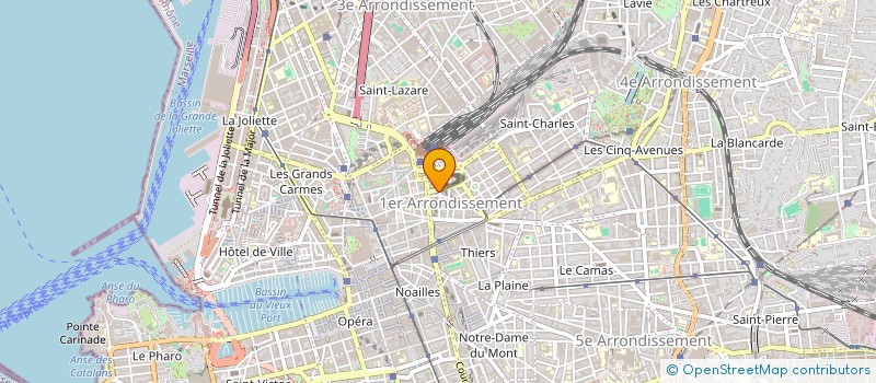 localisation de l'entreprise MONSIEUR VALENTIN CHARVET à MARSEILLE