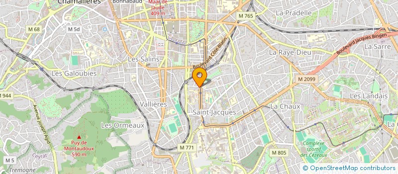 localisation de l'entreprise MONSIEUR VALENTIN CHATONNIER  CLERMONT-FERRAND